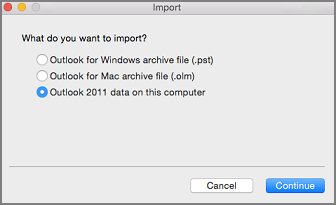 outlook 2011 for mac issues